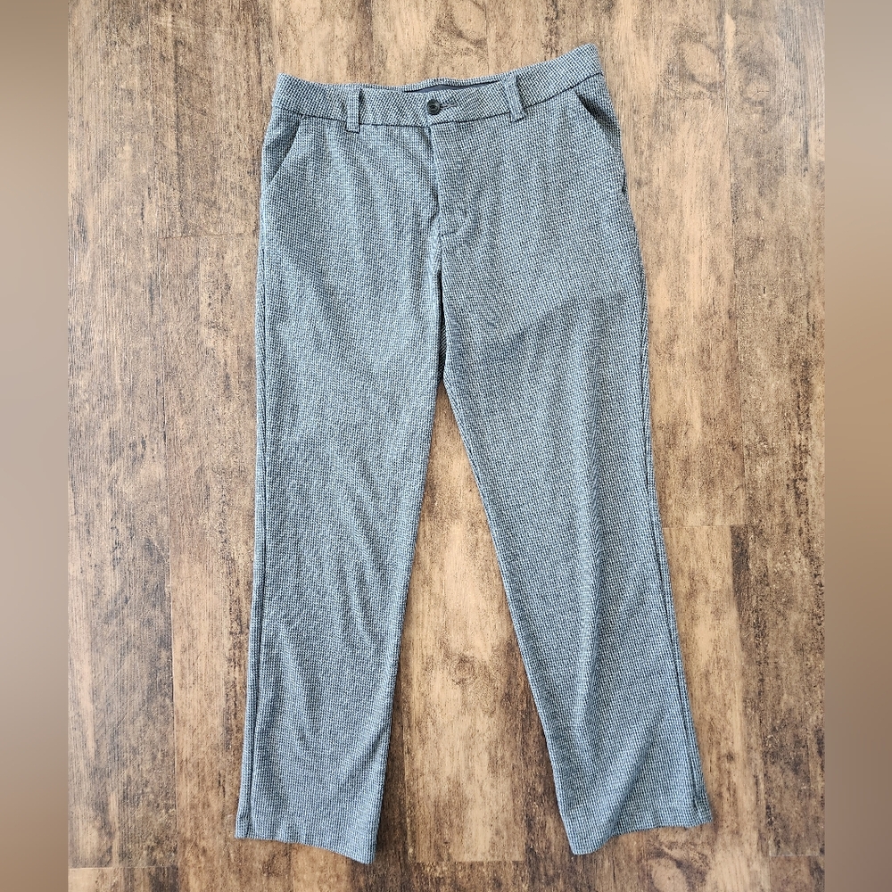 Lee Gray Patterned Trousers Size 14